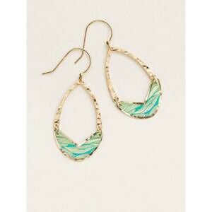 NEW HOLLY YASHI women's denim erika earrings in gold